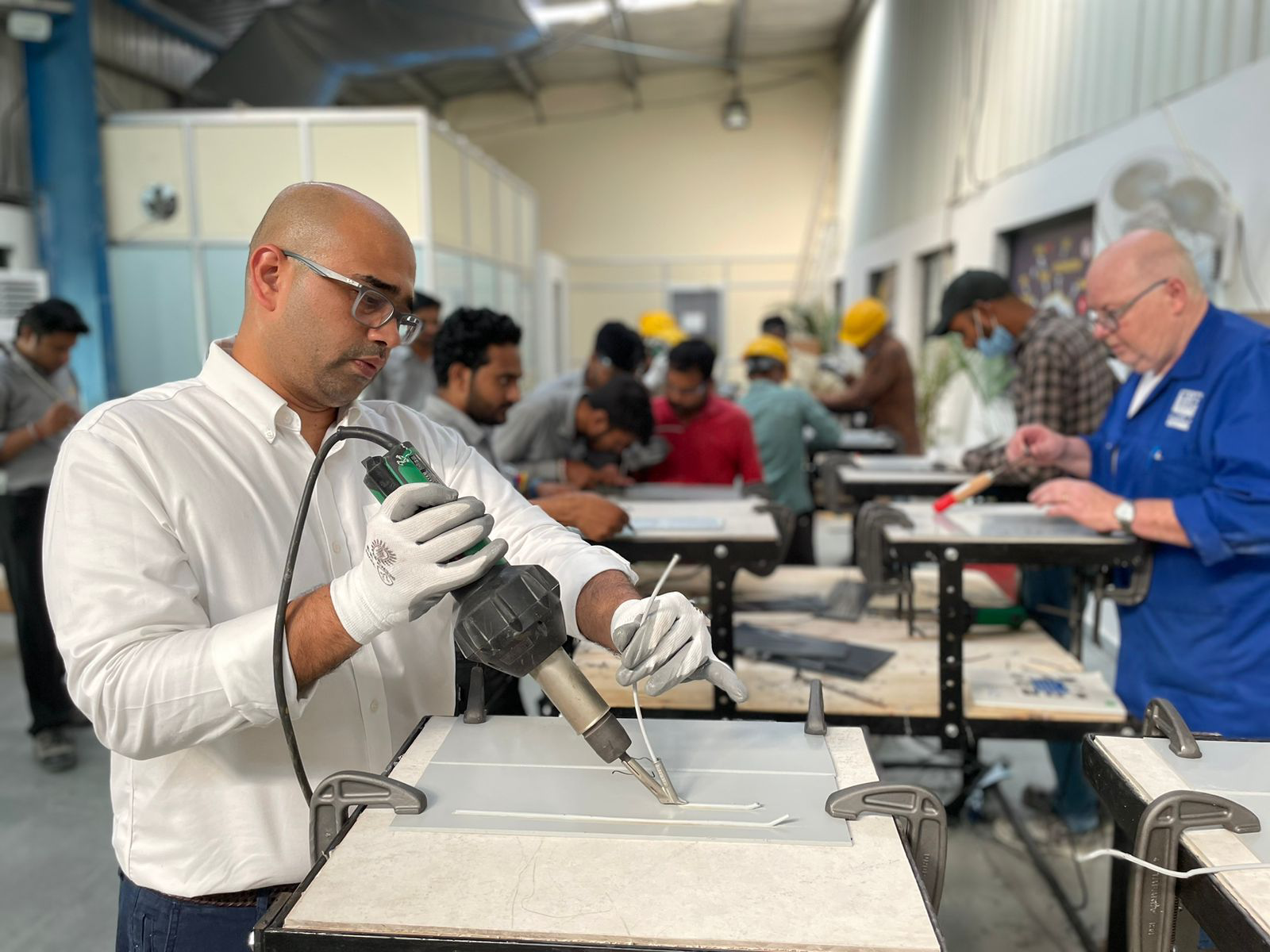 DVS plastic welding program